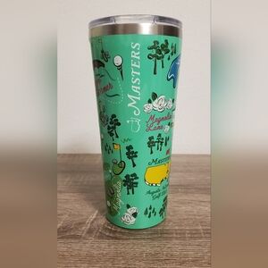 Masters 2019 Augusta Golf  Tournament Green Illustrated Tumbler Corkcicle RARE